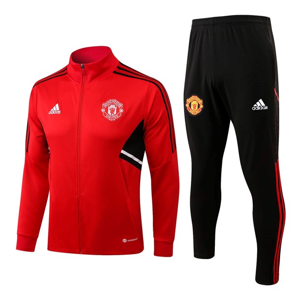 Chandal Manchester United 2023 Rojo Negro